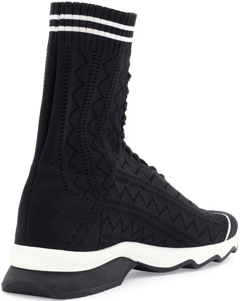 fendi knit sock sneakers